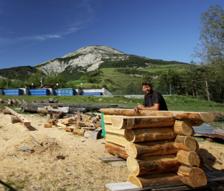 Chantier à Thorame Basse