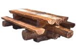 Realisation de table en bois massif